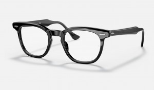 Ray Ban Hawkeye Optics Men's Eyeglasses Black | 74830-YHQZ