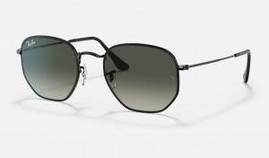 Ray Ban Hexagonal Men's Sunglasses Grey | 84071-YDJG