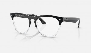 Ray Ban Iris Optics Men's Eyeglasses Black | 42576-ZIEP