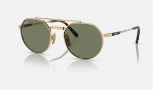 Ray Ban Jack Ii Titanium Women's Sunglasses Green | 49768-FRPC