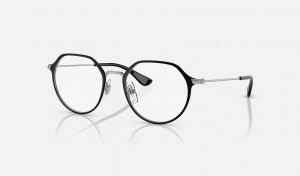 Ray Ban Jack Optics Kids' Eyeglasses Black | 63142-WRVI