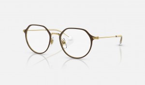 Ray Ban Jack Optics Kids' Eyeglasses Brown | 38241-GTVM