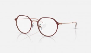 Ray Ban Jack Optics Kids' Eyeglasses Burgundy | 69458-XBEP