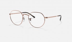 Ray Ban Jack Optics Men's Eyeglasses Copper | 03927-EOBJ