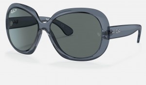 Ray Ban Jackie Ohh Ii Transparent Women's Sunglasses Grey | 38075-QLDW