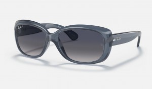 Ray Ban Jackie Ohh Transparent Women's Sunglasses Blue | 17890-TKRI