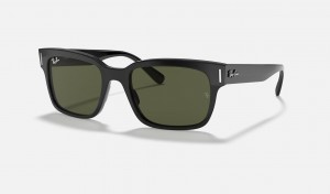 Ray Ban Jeffrey Men's Sunglasses Green | 53649-CLXA