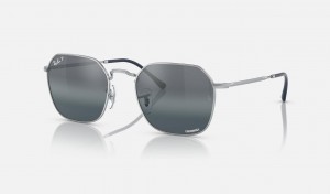 Ray Ban Jim Men's Sunglasses Silver | 39106-FXSD