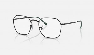 Ray Ban Jim Optics Men's Eyeglasses Black | 02485-ZJFW