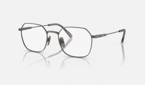 Ray Ban Jim Titanium Optics Women's Eyeglasses Grey | 52810-MSVA