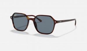 Ray Ban John Men's Sunglasses Blue | 07254-MNVR