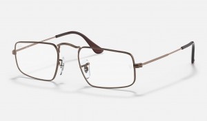 Ray Ban Julie Optics Men's Eyeglasses Brown | 57192-FGYZ