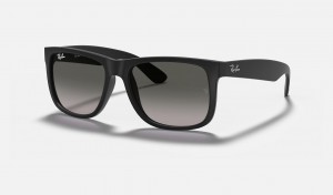 Ray Ban Justin Classic Men's Sunglasses Grey | 93427-YXRI