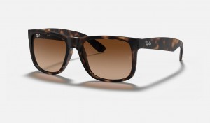 Ray Ban Justin Classic Women's Sunglasses Brown | 40239-AENT