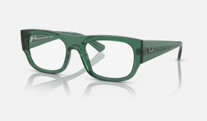 Ray Ban Kristin Optics Bio-based Men's Eyeglasses Green | 05217-IZAY