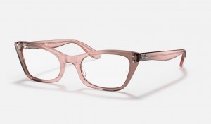 Ray Ban Lady Burbank Optics Men's Eyeglasses Pink | 48190-CZPB