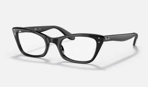 Ray Ban Lady Burbank Optics Men's Eyeglasses Black | 98457-SQRY