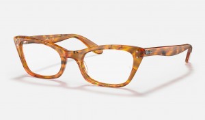 Ray Ban Lady Burbank Optics Men's Eyeglasses Yellow | 65148-FEMI