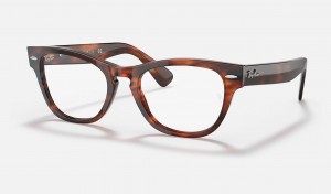 Ray Ban Laramie Optics Women's Eyeglasses Brown | 17549-LBIH