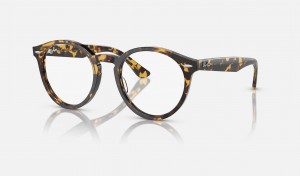 Ray Ban Larry Optics Men's Eyeglasses Yellow | 20156-FNGR