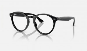 Ray Ban Larry Optics Women's Eyeglasses Black | 75423-RTLG