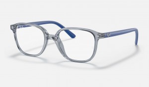 Ray Ban Leonard Optics Kids' Eyeglasses Blue | 29758-LOSB