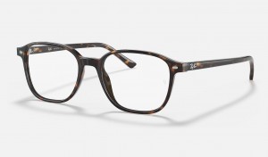 Ray Ban Leonard Optics Men's Eyeglasses Black | 92563-WQGN