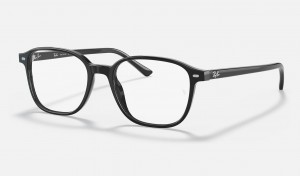 Ray Ban Leonard Optics Men's Eyeglasses Black | 67451-HRSE