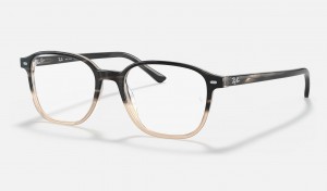 Ray Ban Leonard Optics Men's Eyeglasses Grey | 10452-YVAL