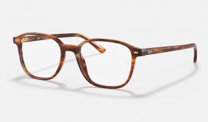 Ray Ban Leonard Optics Men's Eyeglasses Gold | 40876-CYPS