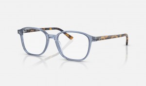 Ray Ban Leonard Optics Women's Eyeglasses Blue | 96350-JQMX