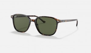 Ray Ban Leonard Women's Sunglasses Green | 75183-KOEN