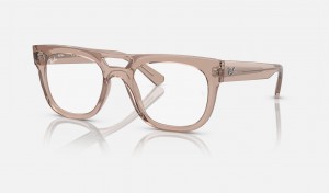 Ray Ban Lloyd Optics Bio-based Men's Eyeglasses Brown | 36170-VJGH