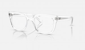 Ray Ban Lloyd Optics Bio-based Men's Eyeglasses Silver | 54210-VJKN