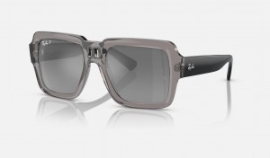 Ray Ban Magellan Bio-based Men's Sunglasses Silver | 40653-ZBKG