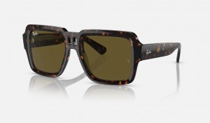 Ray Ban Magellan Bio-based Women's Sunglasses Brown | 57628-PZQT