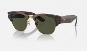 Ray Ban Mega Clubmaster Men's Sunglasses Green | 84637-PLBE