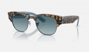 Ray Ban Mega Clubmaster Men's Sunglasses Blue | 46032-IDAV