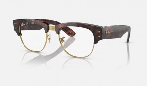 Ray Ban Mega Clubmaster Optics Men's Eyeglasses Gold | 31604-DWLA