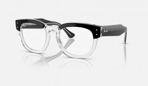 Ray Ban Mega Hawkeye Optics Women's Eyeglasses Black | 94682-HZMS