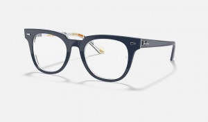 Ray Ban Meteor Optics Men's Eyeglasses Blue | 53982-VORE