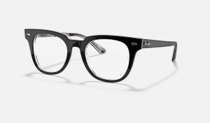 Ray Ban Meteor Optics Men's Eyeglasses Black | 42931-CZGA