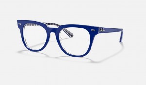 Ray Ban Meteor Optics Men's Eyeglasses Blue | 24983-RVWM