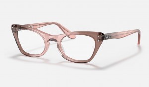 Ray Ban Miss Burbank Optics Kids' Eyeglasses Pink | 61852-XSUT