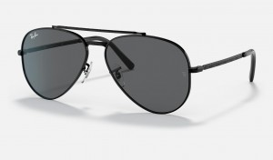 Ray Ban New Aviator Men's Sunglasses Grey | 73218-SPLD