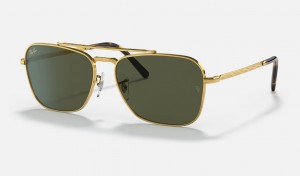 Ray Ban New Caravan Men's Sunglasses Green | 79104-RMAN