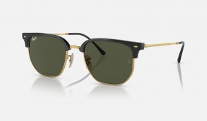 Ray Ban New Clubmaster Men's Sunglasses Green | 82071-REXM