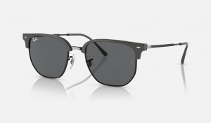 Ray Ban New Clubmaster Men's Sunglasses Grey | 32150-ROVC