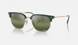 Ray Ban New Clubmaster Women's Sunglasses Green | 02639-MJEC