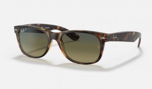 Ray Ban New Wayfarer Classic Men's Sunglasses Green | 25197-GUYA